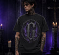 Barbed-Wire Angel Graphic Hoodie